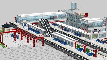 MOC Lego train station WIP E01: the LDD design