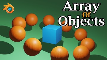 Array Modifier In Blender | Create An Array Of Objects Or Linked Objects | Blender Eevee & Cycles