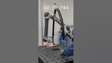 welding cobot super simple teaching program test