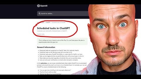 NEW ChatGPT TASKS Update is CRAZY GOOD for WRITERS