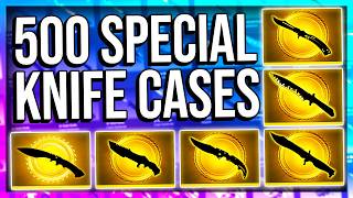 OPENING EVERY SPECIAL KNIFE CASE (500 CASE OPENING) screenshot 3