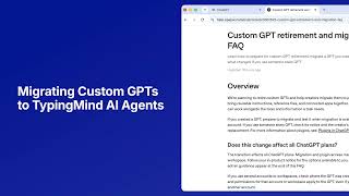 Migrate Custom GPTs to TypingMind AI Agents (Step-by-Step Guide)