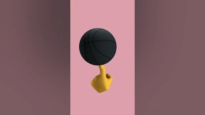 Spinning Basketball on Finger Animation #short #shorts #basketball  #animation