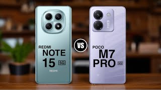 Redmi Note 15 5G vs Poco M7 Pro 5G