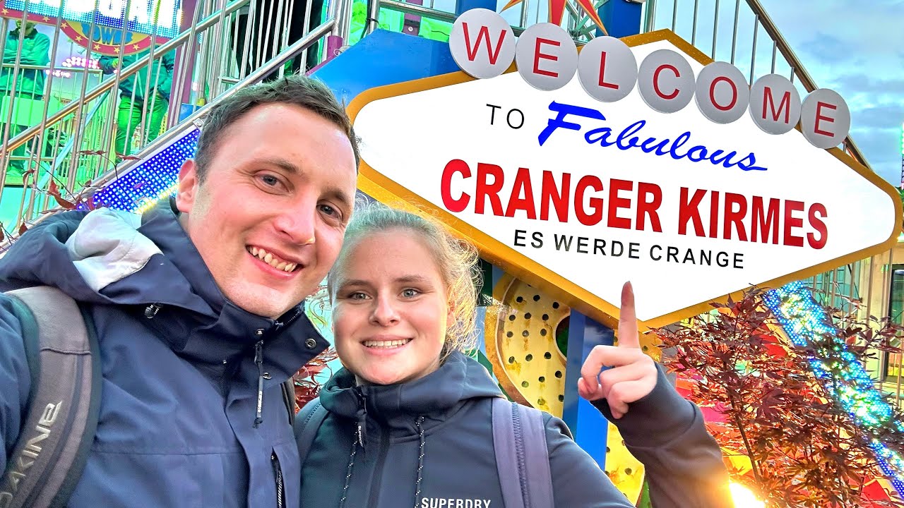 Cranger Kirmes 2023 - Die GRÖSSTE Kirmes in NRW bei REGEN! ☔️ | Vlog