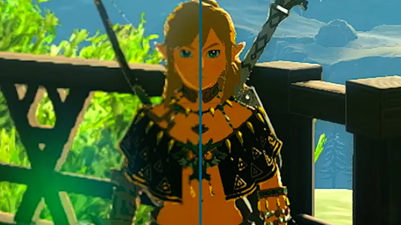 Zelda - Tears of the Kingdom: Grafikvergleich Switch 2 Edition vs Switch 1 (4K/60, GERMAN)