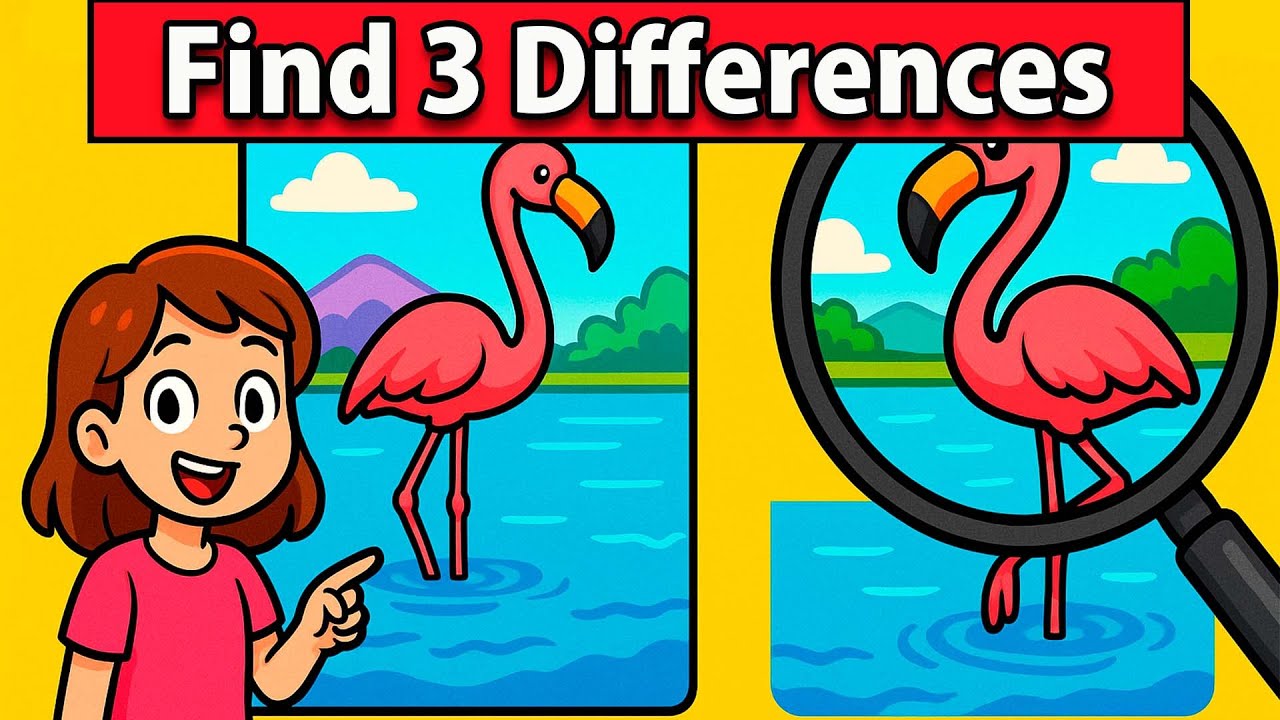 Find the 3 Differences Like a Genius — Most People Fail!