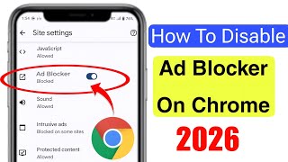 How To Disable Ad Blocker On Google Chrome 2026 How To Disable Ad Blocker In Chrome