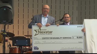 $15K donated to Center for Disability Services by Nexstar Media Charitable Foundation