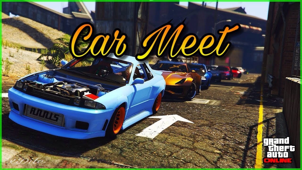 GTA 5 - Car Meet With The Gang
