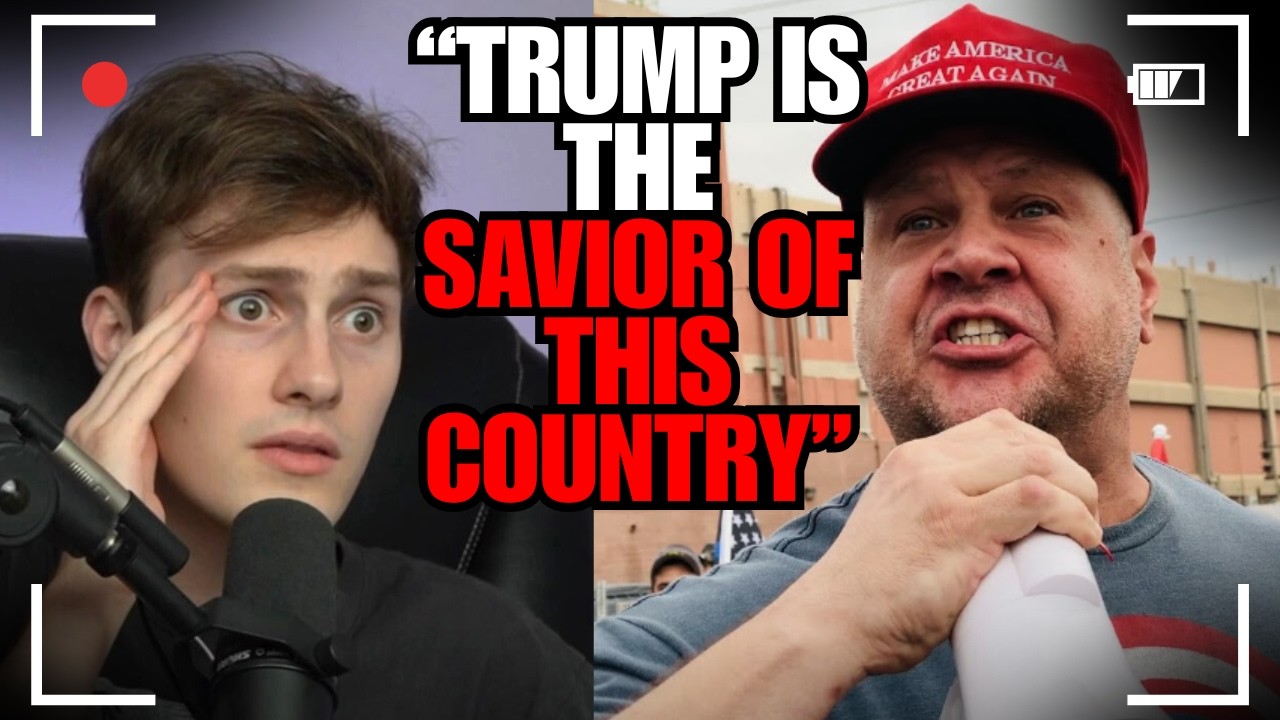 Trump fan LOSES debate SO BAD he calls me a CIA PLANT