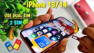 How To Use 2 Sim in iPhone 13/14 (Esim)