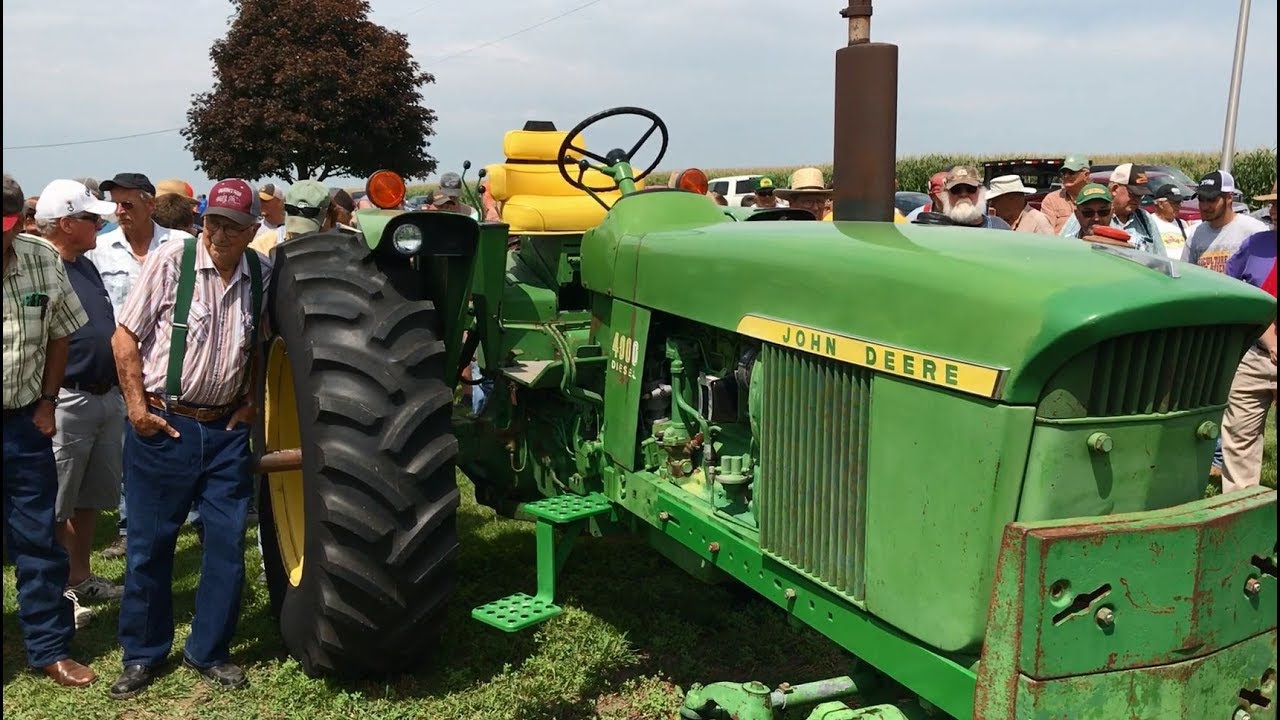 1971 John Deere 4000 Diesel, Syncro with 5950 Hours Sold Yesterday on Iowa Farm Auction YouTube