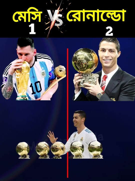 messi vs ronaldo awards#shorts #short