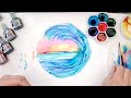 How to Paint an Ocean Wave with Alcohol Ink