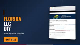 How to Form a Florida LLC Yourself Step by Step on the Sunbiz Website 125