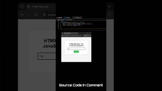 HTMX ka magic dekho! No JavaScript, fir bhi full interactivity! 🚀 Watch now! #HTMX #WebDev #NoJS