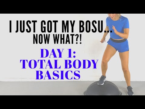 Day 1 | Foundational Movements on your BOSU® | I Just Got My BOSU®, Now What? with Trainer Kaitlin