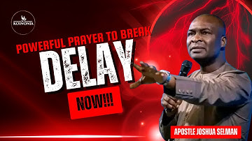 MIDNIGHT PRAYER FOR BREAKTHROUGH: Overcome Setbacks and Delays | Apostle Joshua Selman Live