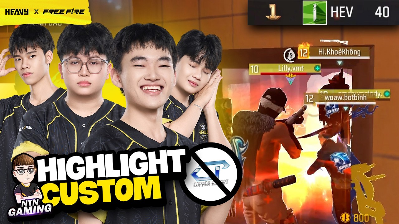 [POV] HEV khai xuân bằng chức Vô Địch Custom NTN đầu năm mới | HEAVY Free Fire