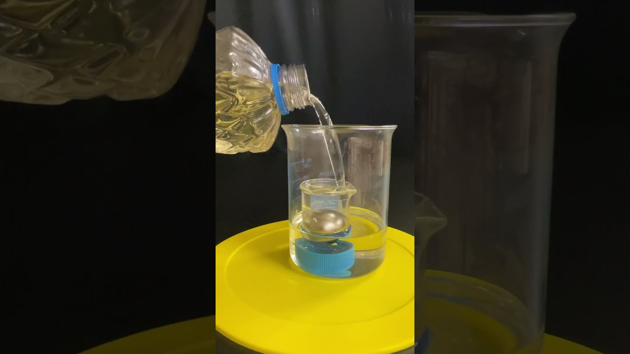 Index Of Refraction Demo Pyrex And Vegetable Oil 