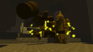 Ornstein And Smough Dark Souls Boss Fight[Minecraft Animation]