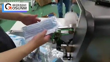 Automatic mask making line include ear loop folding system and packing machinery