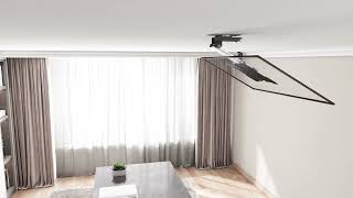 TV Ceiling Mount Flip Down