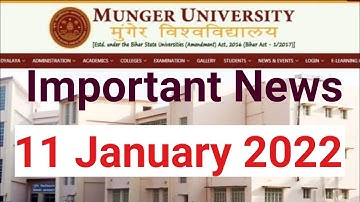 Munger University Today Important News and Notification Admission Detail@KumarGroup     11January