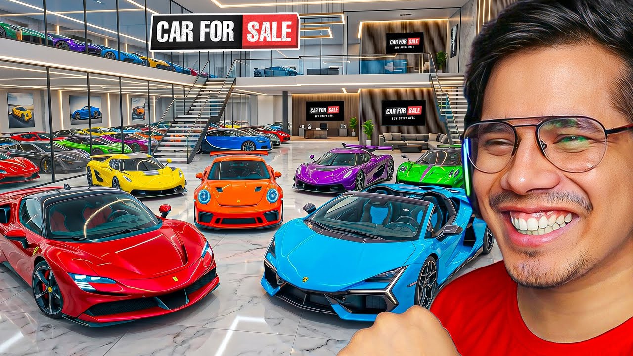 MY NEW SUPERCAR SHOWROOM IN CAR FOR SALE🤑| EXPENSIVE