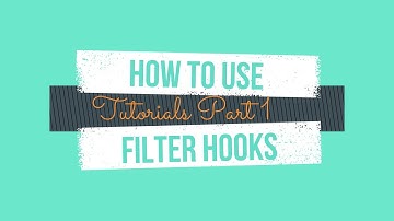How to use wordpress filter hooks - Part 1 Tutorial - Wordpress MVC