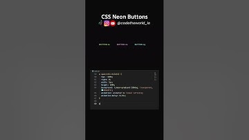 Creating a Stylish Neon Button with HTML, CSS, and JavaScript | Step-by-Step Tutorial