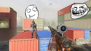Acting like a  BOT in 1v1 then POPPING OFF with a SNIPER in CODM
