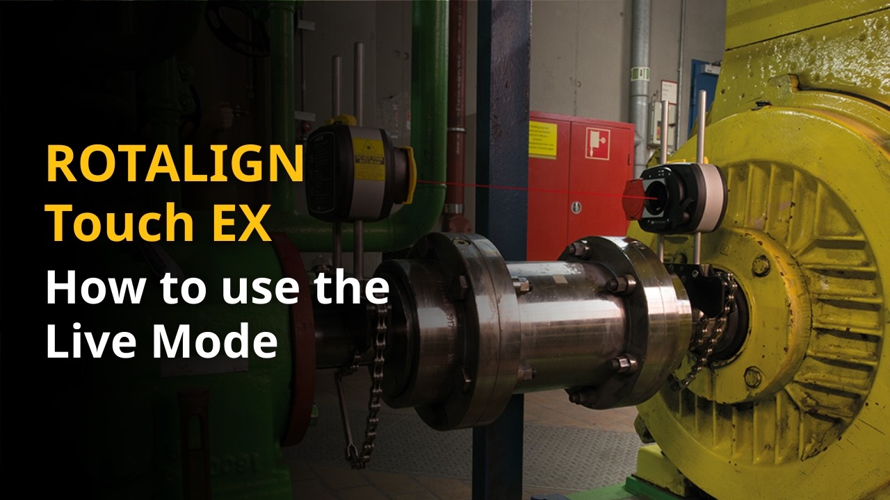 Live Move with ROTALIGN TouchEX | Real-Time Shaft Alignment Adjustment Tutorial