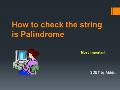 How to check String is palindrome or not || Java code for palindrome String