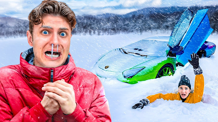 DON'T Drive a LAMBORGHINI in the SNOW