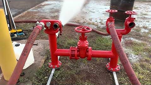 Simple Fire Hydrant Booster Training Prop (Mains Fed Type)