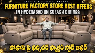 Best Furniture Manufacturer Outlet Offers | Discounts on Premium Sofas Hyderabad | EMI