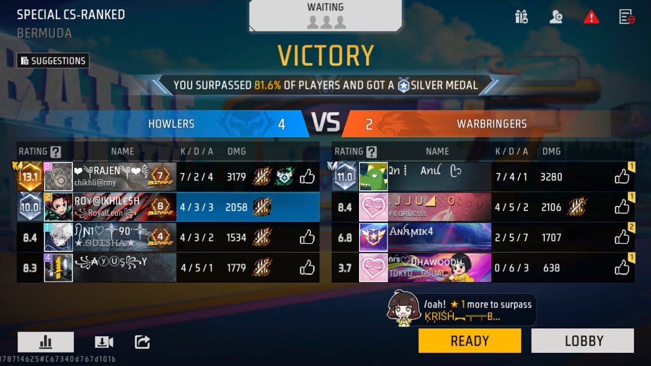 Itna jada noob lobby 