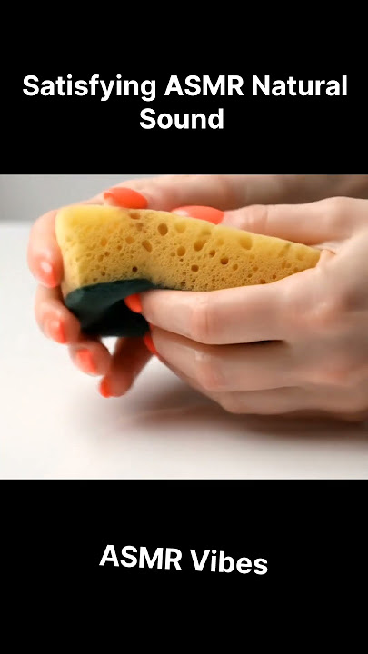 Sponge Asmr Sound ❤️ #ASMR#ASMRVideo#ASMRRelax#SleepASMR#SatisfyingSounds