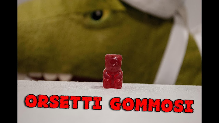 Video ricetta orsetti gommosi