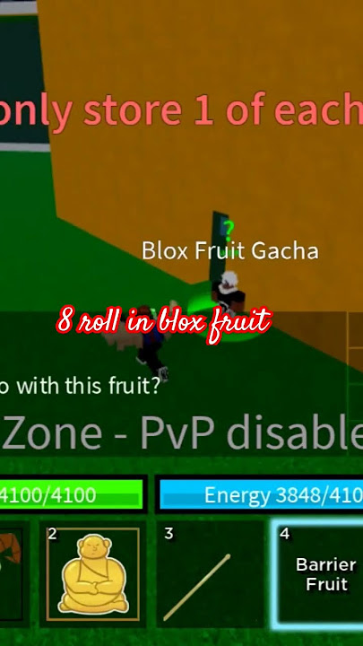 Roll 8 blox fruits at the gacha for you by Hawkandall