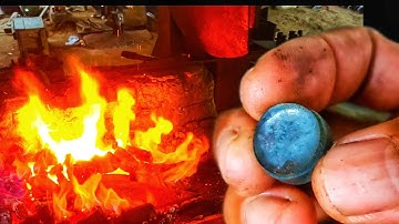 ASMR Rotary Knife Forging in a Traditional Sumatra Blacksmith |Handcrafted Steel Made with Precision