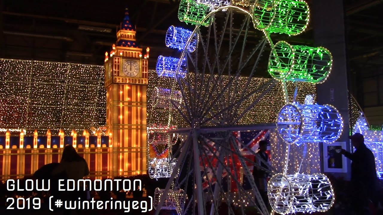 WinterInYEG Glow Gardens Edmonton 2019 YouTube