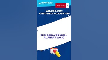 Cómo comprobar si un array está vacío en PHP