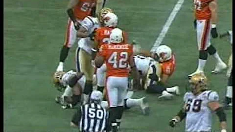 CFL - Fred Reid - Single Game Rushing Record Highl...