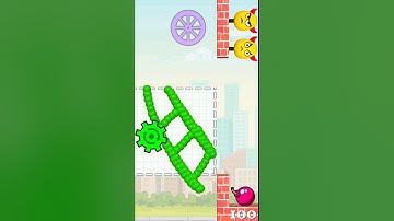 Draw To Smash logic puzzle brain game level  100  #gaming #drawing #shorts #youtubeshorts