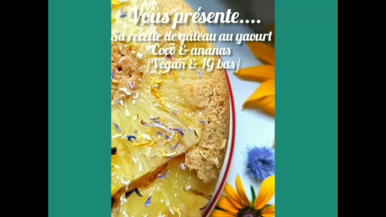 Recette Express Gateau Au Yaourt Vegan Youtube