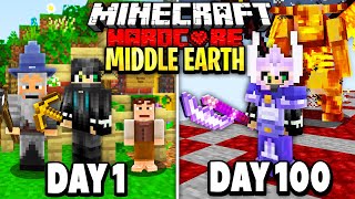 I Survived 100 Days in Middle Earth on Minecraft.. Here&#39;s What Happened..