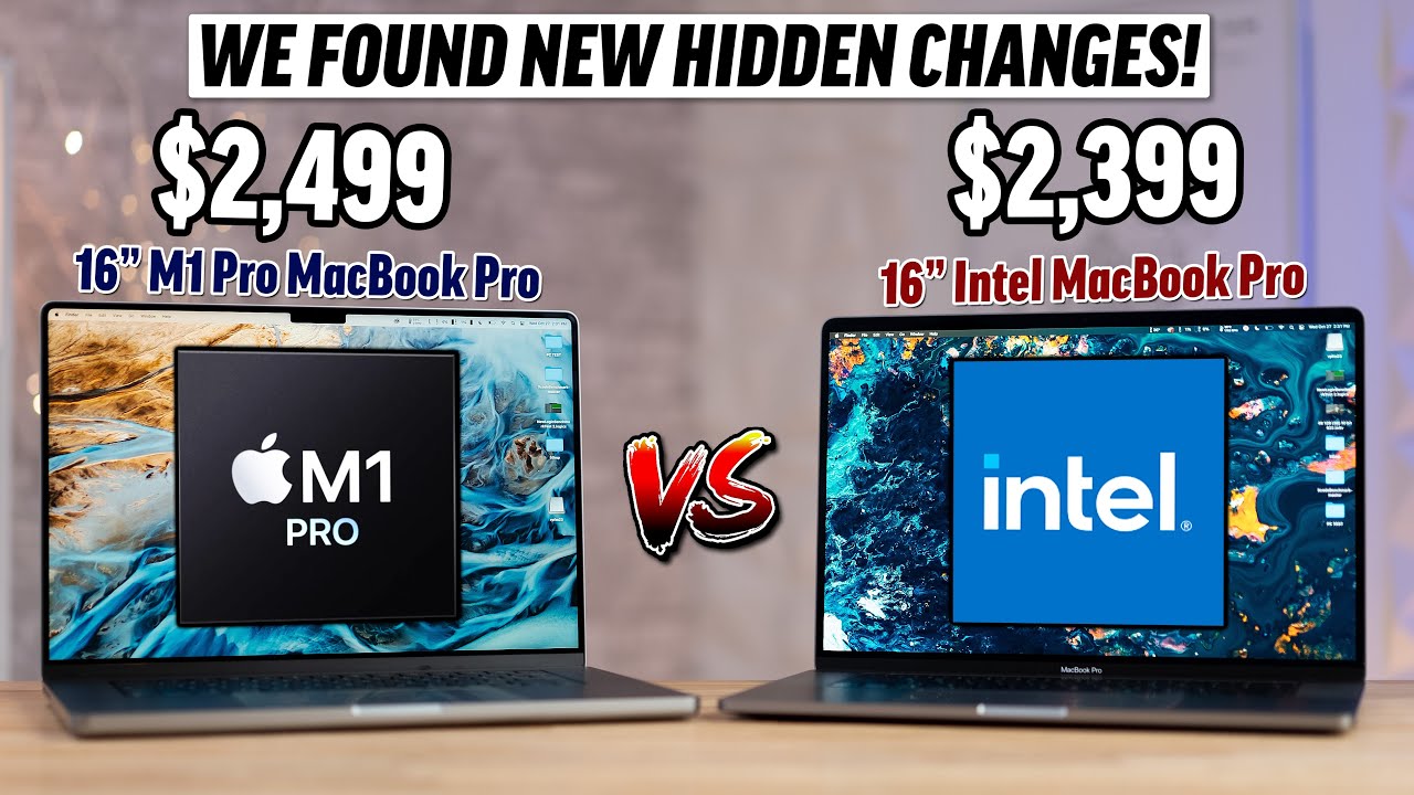 16 M1 Pro MacBook Pro vs 16 Intel MBP: EPIC Comparison 